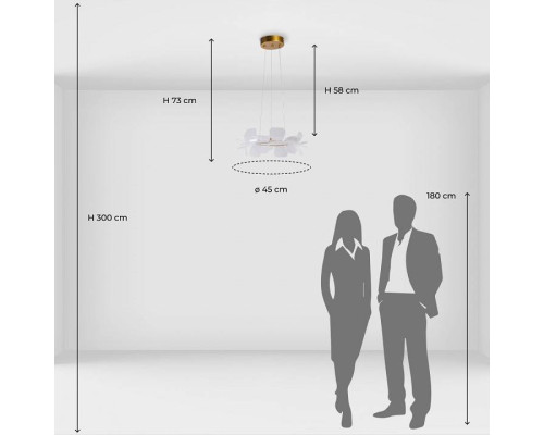 Подвесной светильник De City Оскар 510014801