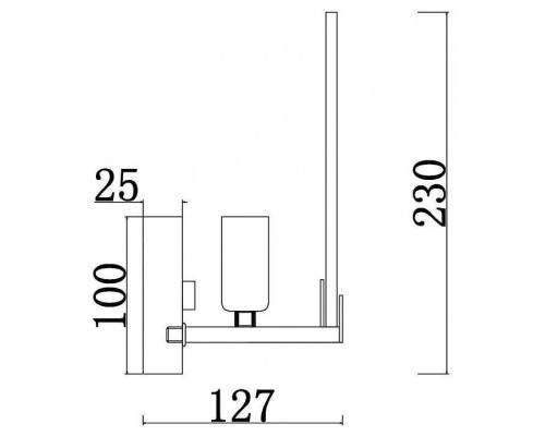 Бра Freya Sophia FR5197WL-01CH
