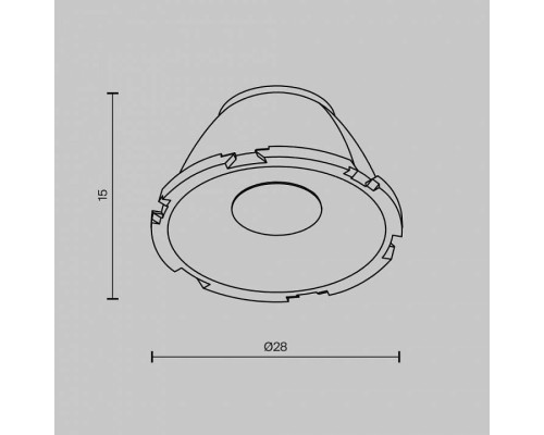 Линза Maytoni Accessories LensCD28-15