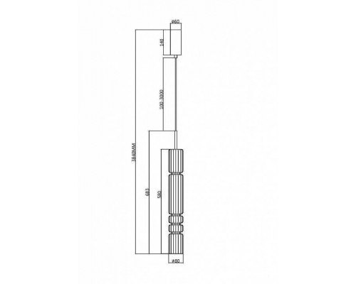 Подвесной светильник Maytoni Ordo MOD272PL-L12CH3K