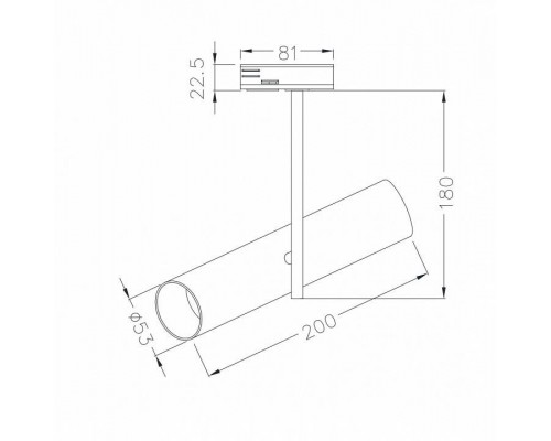 Светильник на штанге Maytoni Elti TR005-1-GU10-BG