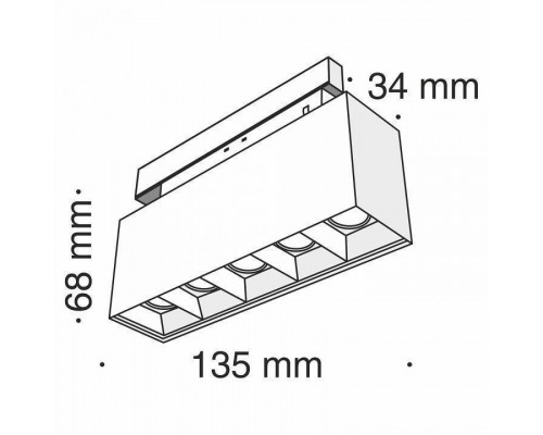 Накладной светильник Maytoni Points TR014-2-10W3K-B