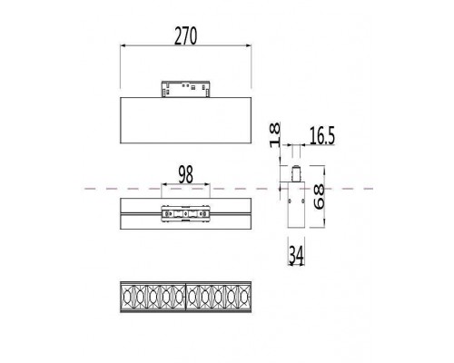 Накладной светильник Maytoni Points TR014-2-20W4K-B