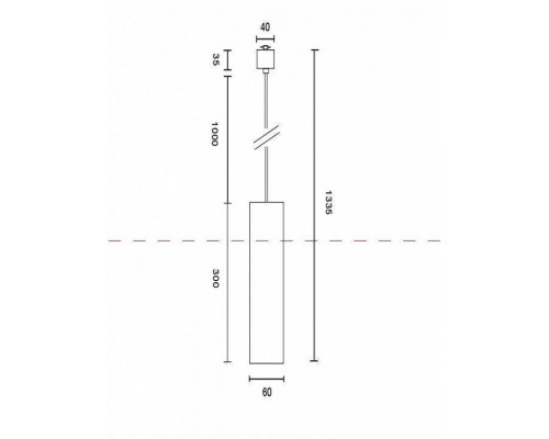 Подвесной светильник Maytoni Focus TR025-1-GU10-W