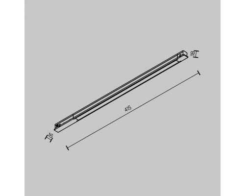 Накладной светильник Maytoni Technical Basis TR231-2-10W4K-B