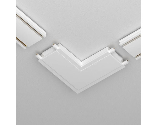 Соединитель угловой L-образный для треков накладных Maytoni Accessories for tracks Radity TRA084CL-11W