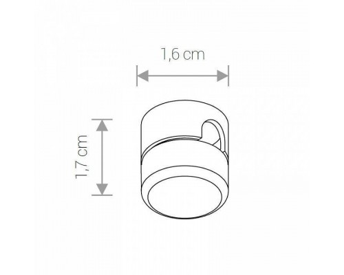 Крепление троса к потолку Nowodvorski Cameleon Mounting C BS 8405