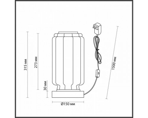 Настольная лампа декоративная Odeon Light Jam 5409/10TL