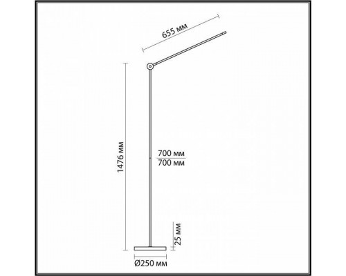 Торшер Odeon Light Foden 7101/15FL