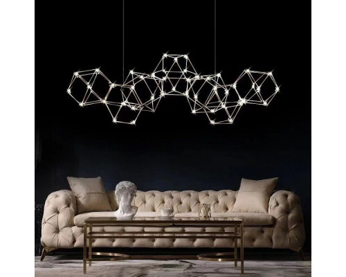 Подвесная люстра O-LUCE Bjork в линию без вставок 10964-3