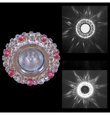 Встраиваемый светильник  00755-9.0-001CN MR16+LED3W CL+PK