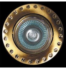 Встраиваемый светильник  03053-9.0-001AK MR16 SG+GD