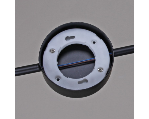 Люстра на штанге De Markt 03860-0.3-04 4xGX53 черный/дерево 03860-0.3-04 BK+WOOD GX53