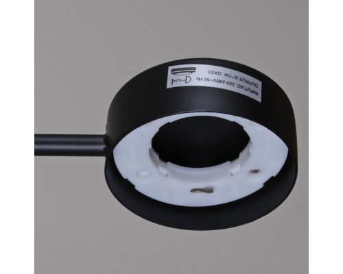 Люстра на штанге De Markt 03860-0.3-04 4xGX53 черный/дерево 03860-0.3-04 BK+WOOD GX53