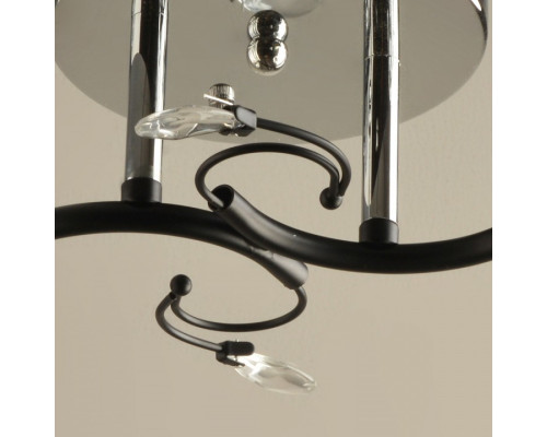 Люстра на штанге De Markt 04631-0.3-02 CR+BK