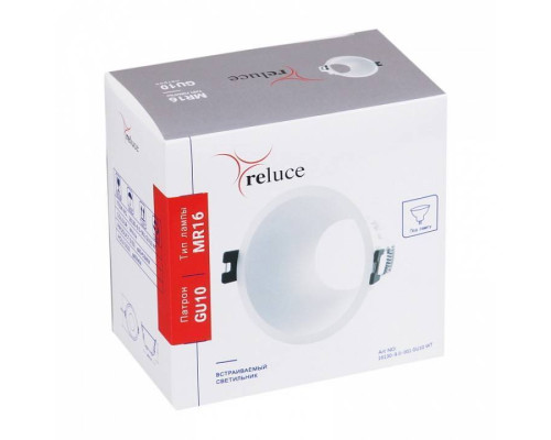 Встраиваемый светильник Reluce  16130-9.0-001 GU10 WT