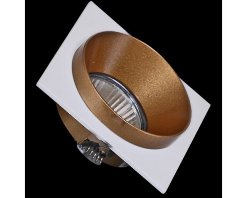 Встраиваемый светильник  51612-9.0-001MN MR16 WH+GD