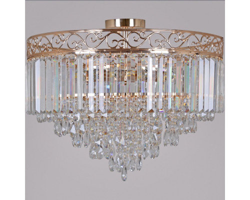 Люстра на штанге De Markt Сити 10xG9 золото 90183-0.3-10 FGD