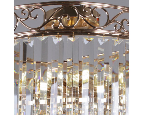 Люстра на штанге De Markt Сити 10xG9 золото 90183-0.3-10 FGD