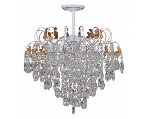 Люстра на штанге Reluce 96028 6хE27 WH+GOLD PN 96028-0.3-06 WH+GOLD PN