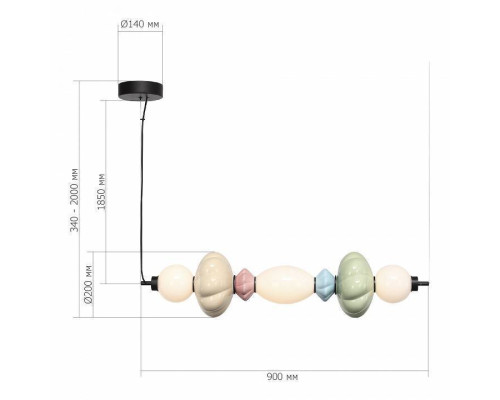 Подвесной светильник ST-Luce FLORENTINI SL6134.443.01