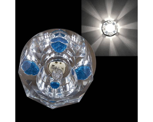 Встраиваемый светильник Sneha  7091/H G9 CR+BL