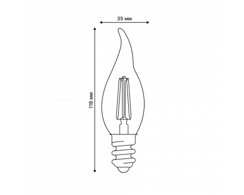 Лампа светодиодная Uniel OPTIMA DIM E14 6Вт 4000K UL-00009244