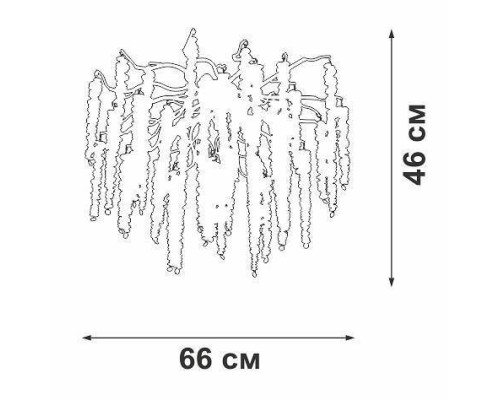 Потолочная люстра Vitaluce V28550 V28550-8/7PL
