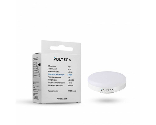 Лампа светодиодная Voltega GX53 9W 7773