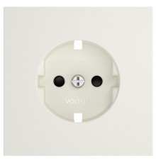Накладка для розетки с заземлением и со шторками Voltum S70 VLS000713