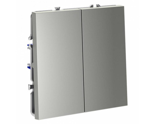 Выключатель проходной двухклавишный без рамки Voltum S70 VLS020305