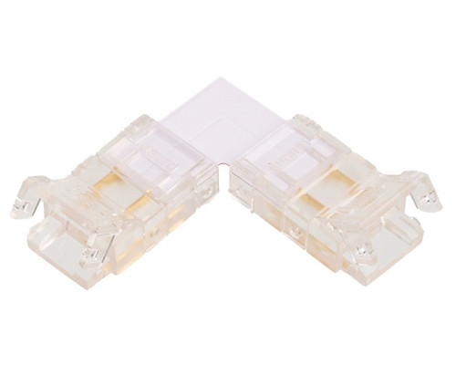 Соединитель лент угловой жесткий Wolta  WLS-2PIN-8MM-MONO-L