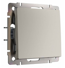 Выключатель проходной одноклавишный без рамки Werkel дымчатый W1210004