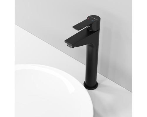 Смеситель для раковины LAPARET ALAMERA высокий BLACK N2016229LPT