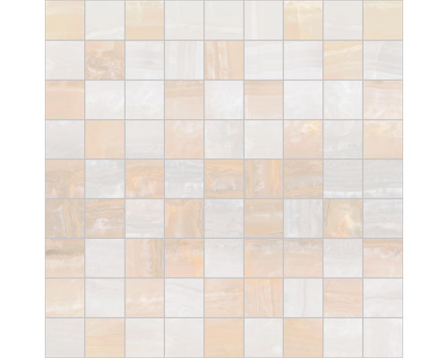 Diadema Мозаика 30х30 бежевый+белый