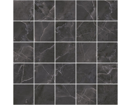 Olimpus Декор мозаичный чёрный MM34038 25х25