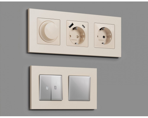 Рамка на 1 пост Ambrella Volt Qubi AF250331