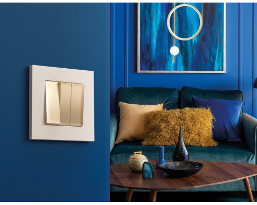 Рамка на 1 пост Ambrella Volt Qubi AF250331