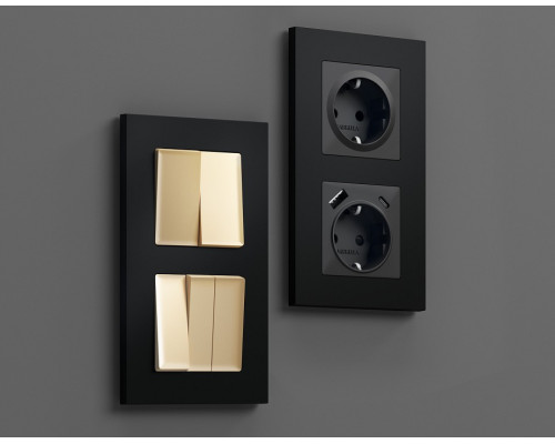 Рамка на 1 пост Ambrella Volt Qubi AF250701