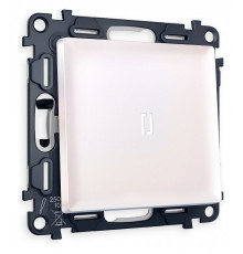 Выключатель одноклавишный с подсветкой без рамки Ambrella Volt Quant MA202015