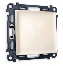 Выключатель проходной одноклавишный с подсветкой Ambrella Volt Quant MA302035