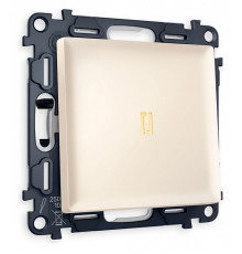 Выключатель проходной одноклавишный с подсветкой Ambrella Volt Quant MA322030