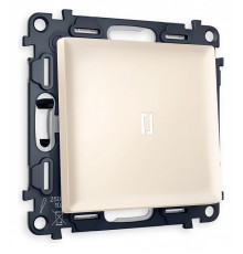 Выключатель проходной одноклавишный с подсветкой Ambrella Volt Quant MA322035