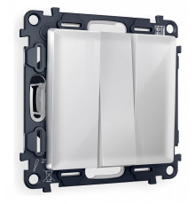 Выключатель трехклавишный без рамки Ambrella Volt Quant MA405010