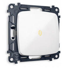 Выключатель проходной одноклавишный с подсветкой без рамки Ambrella Volt MO MO102030