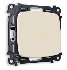 Выключатель одноклавишный с подсветкой без рамки Ambrella Volt Quant MO322010