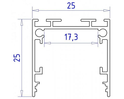 Короб накладной Ambrella Light Profile System GP GP2500AL