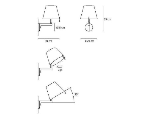 Бра Artemide  0721020A