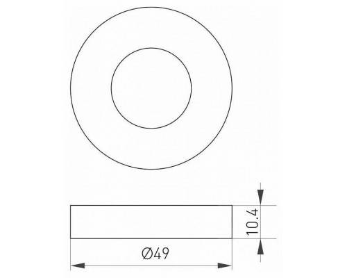 Рамка на 1 пост Arlight Deck 024930