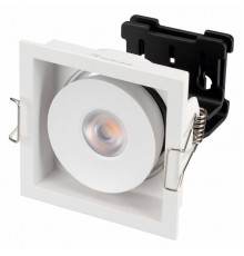 Встраиваемый светильник Arlight CL-SIMPLE-S80x80-9W Warm3000 (WH, 45 deg) 026874